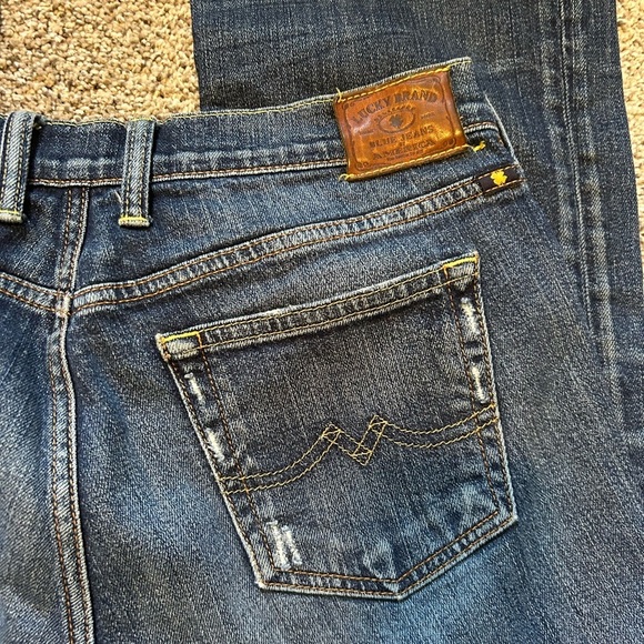 Lucky brand, Sweet and Low size 8 low rise jeans cut offs boot cut - Picture 2 of 6